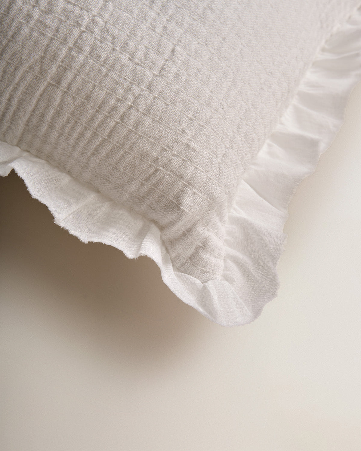 Cojín algodón layer blanco