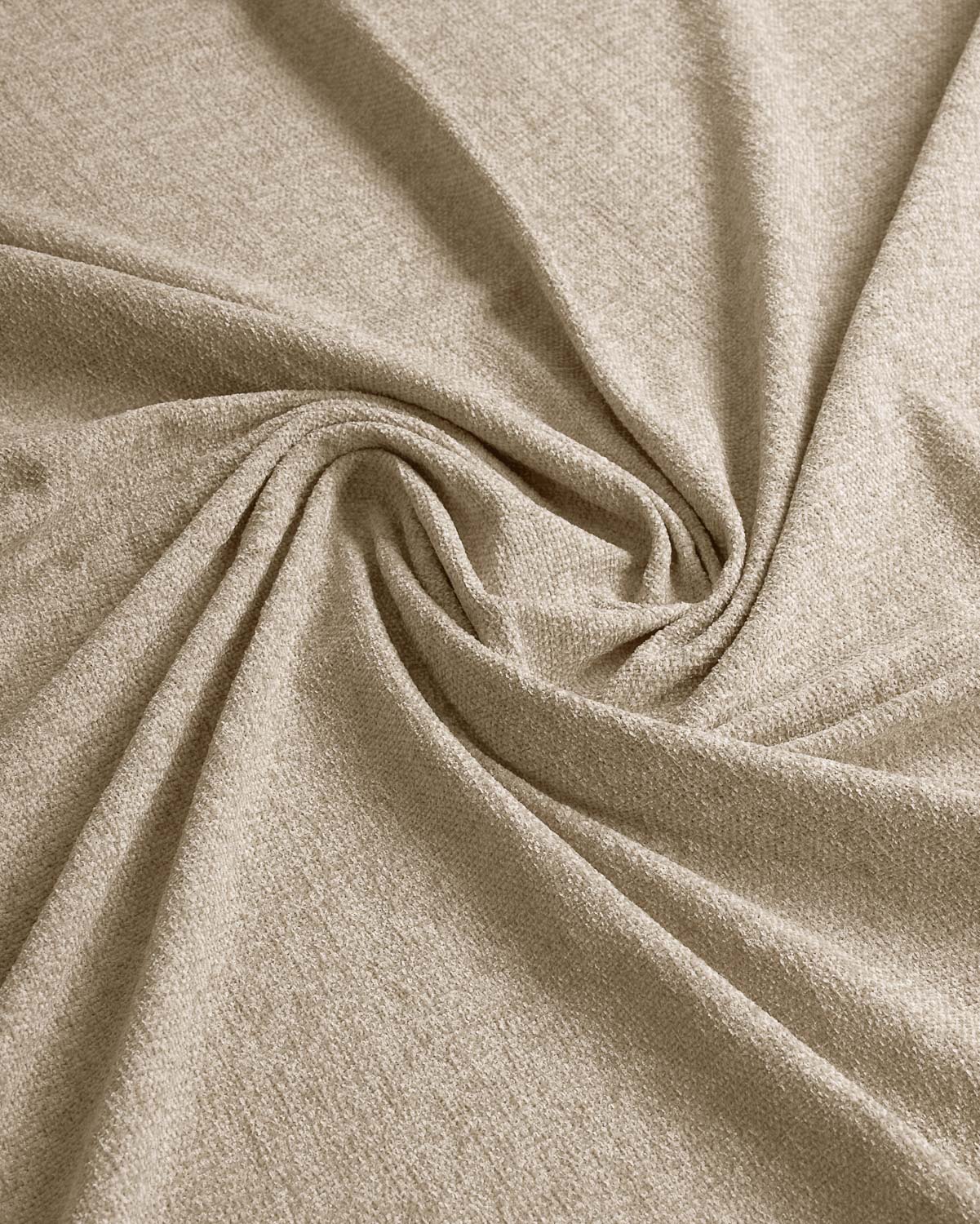 Plaid chenilla natural