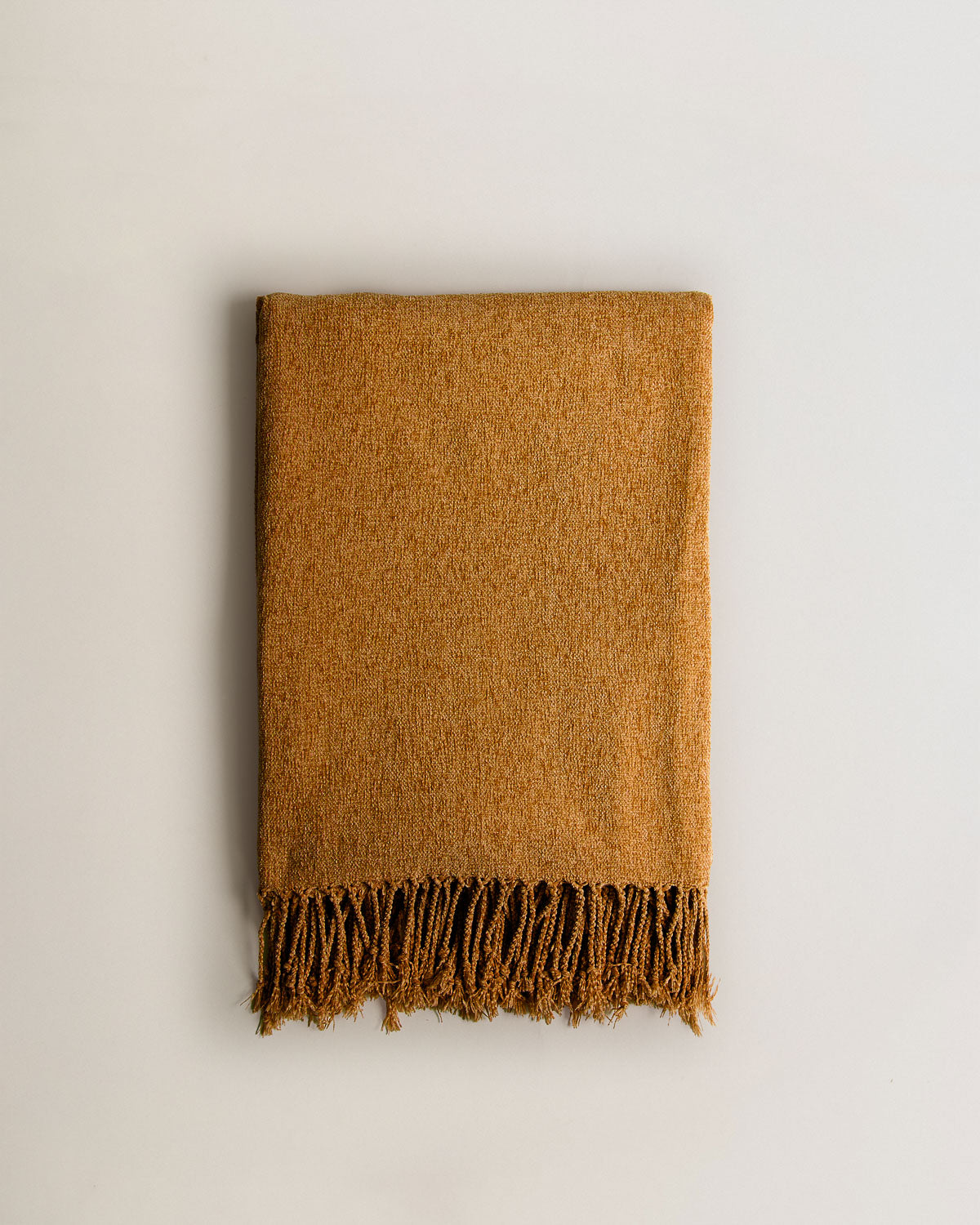 Coperta Chenilla Ocra