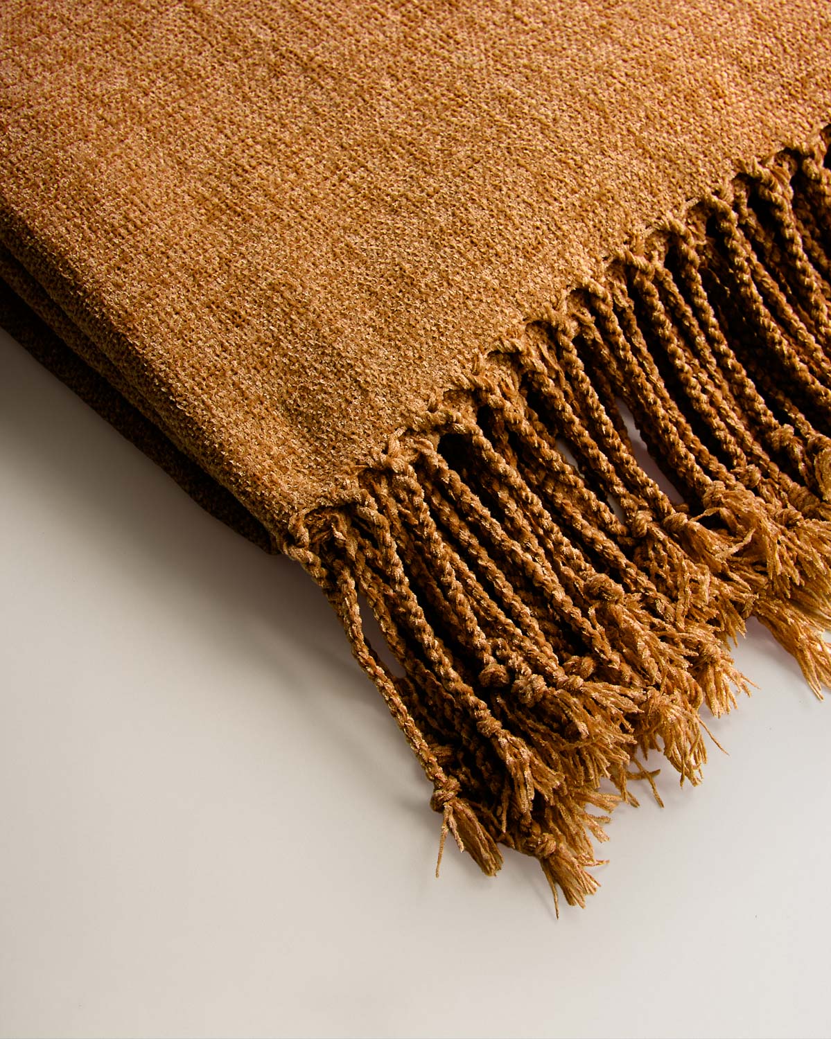 Plaid Chenilla Ocre