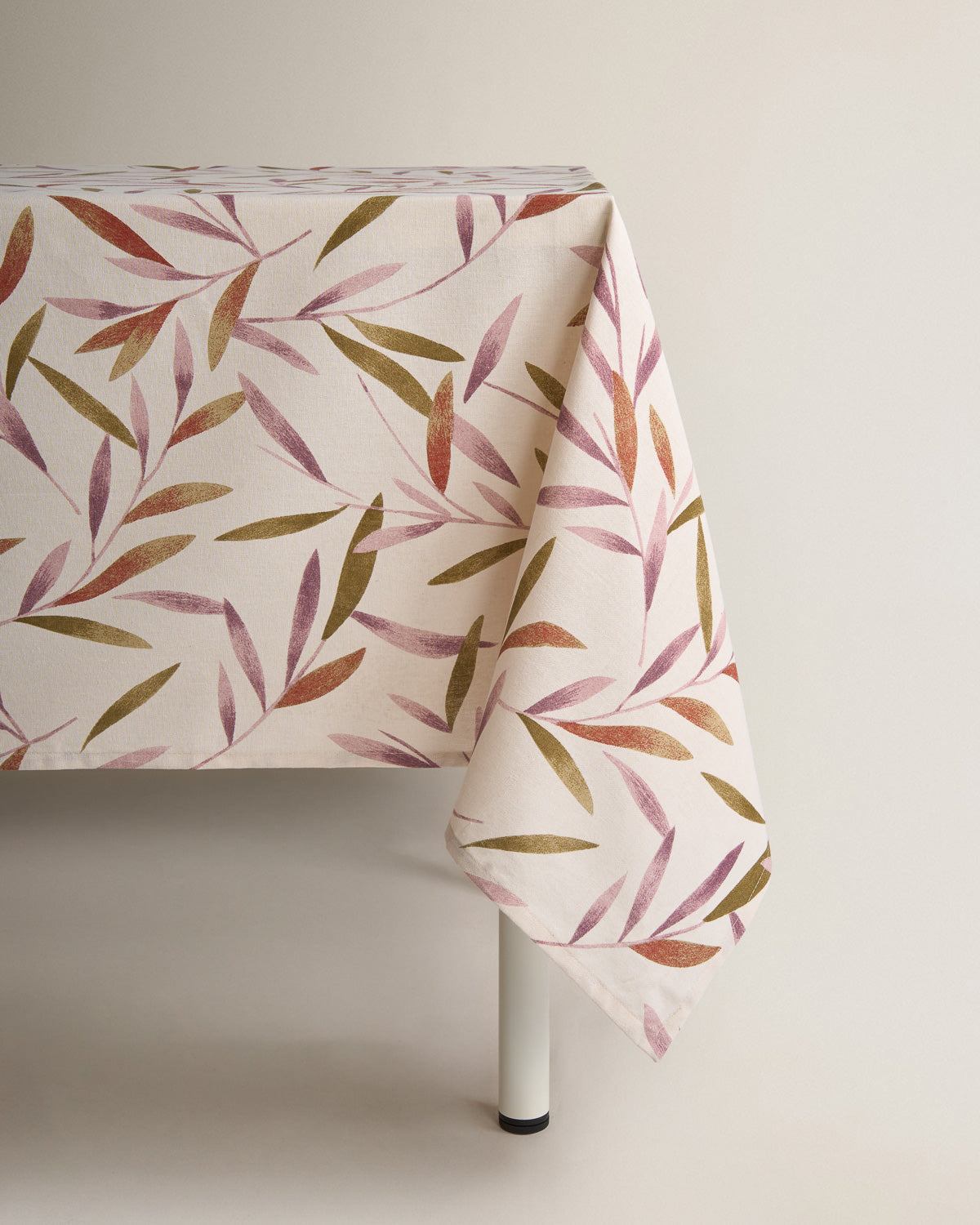 Mantel antimanchas botánico rosa keike