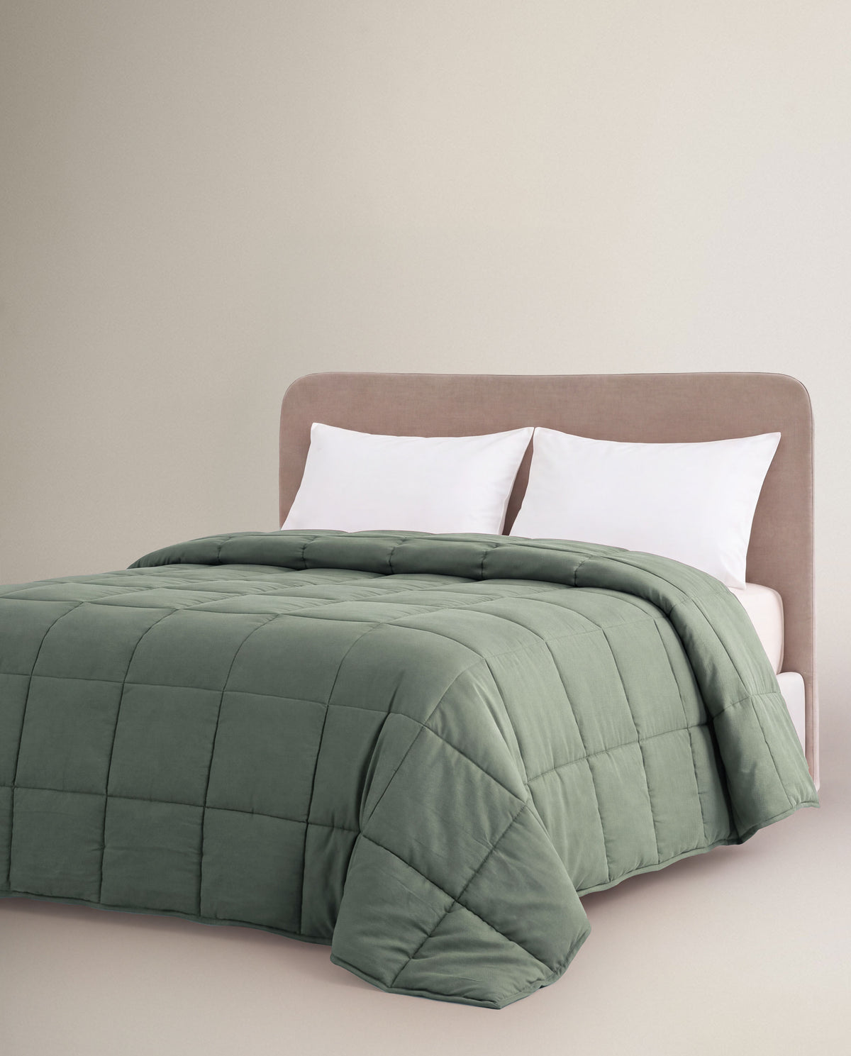 Edredón Soft Verde Seco