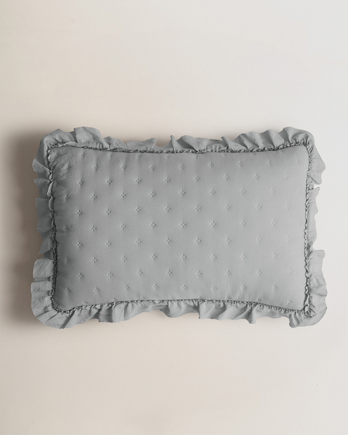 Cuscino perforato blu semplice Keike