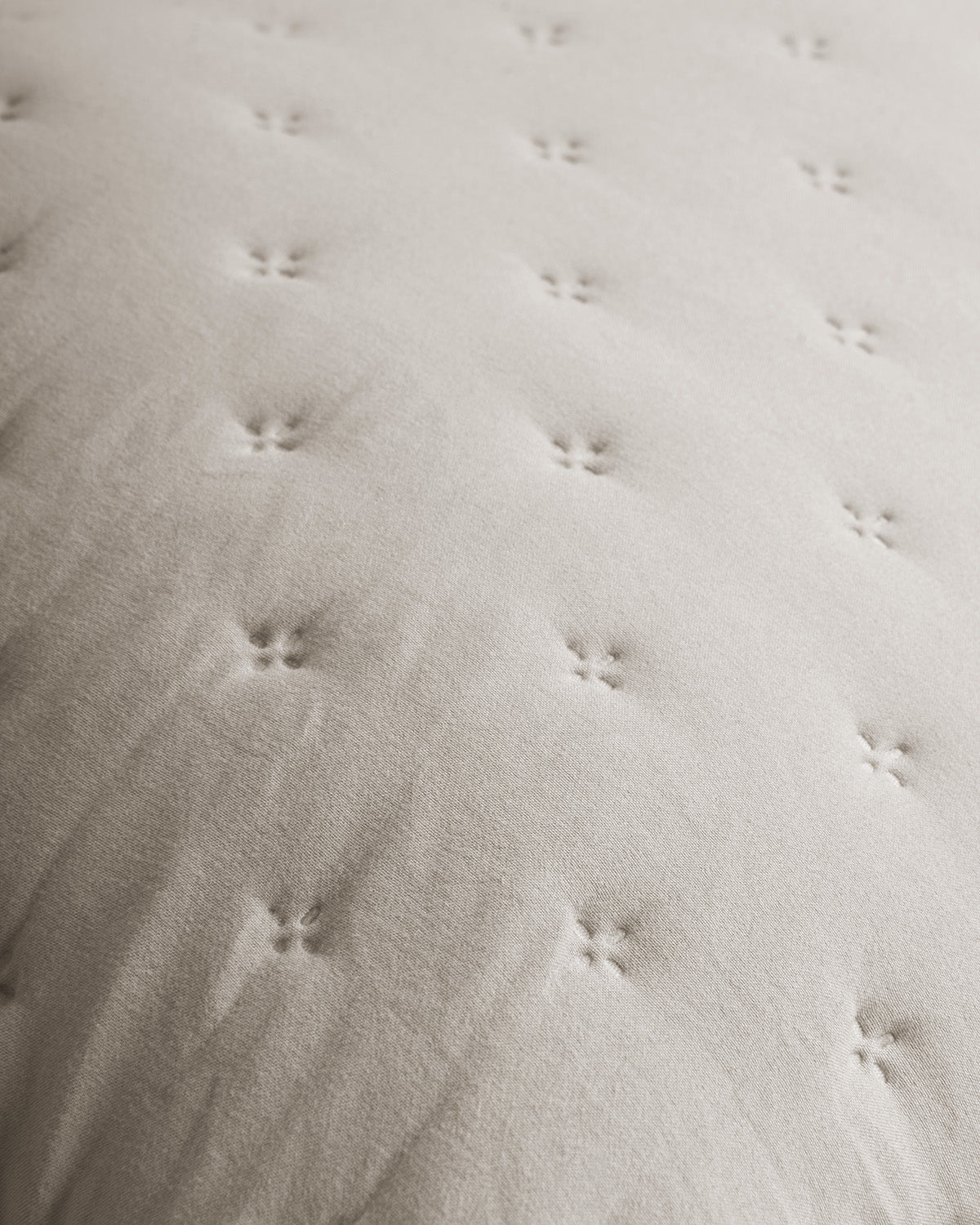 Plain Perforated Cushion Light Grey