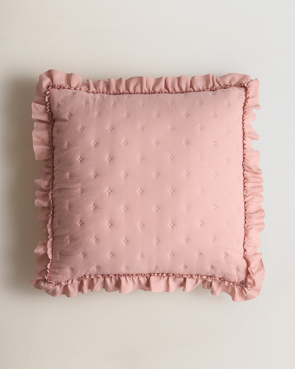 Cuscino perforato rosa semplice Keike