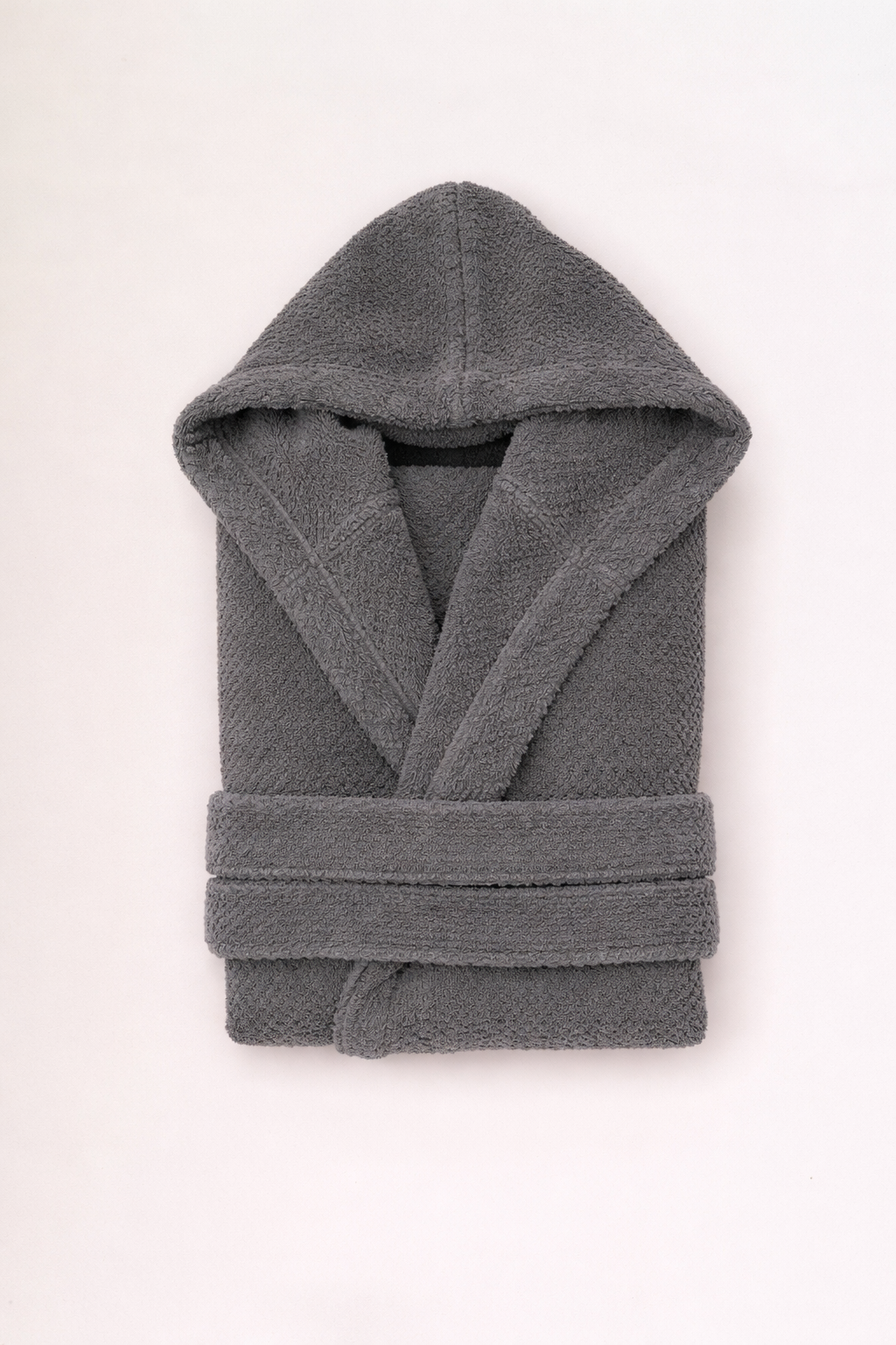 Albornoz capucha chenilla azul keike (450 gr/m²)