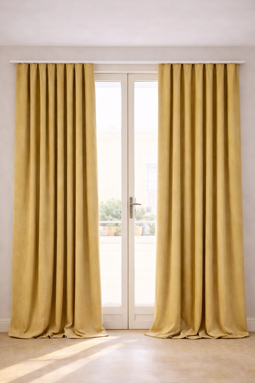 Cortina Onda Perfecta ante Ocre