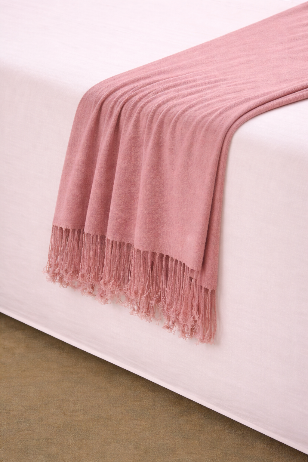 Plaid Chenilla Rosa Keike