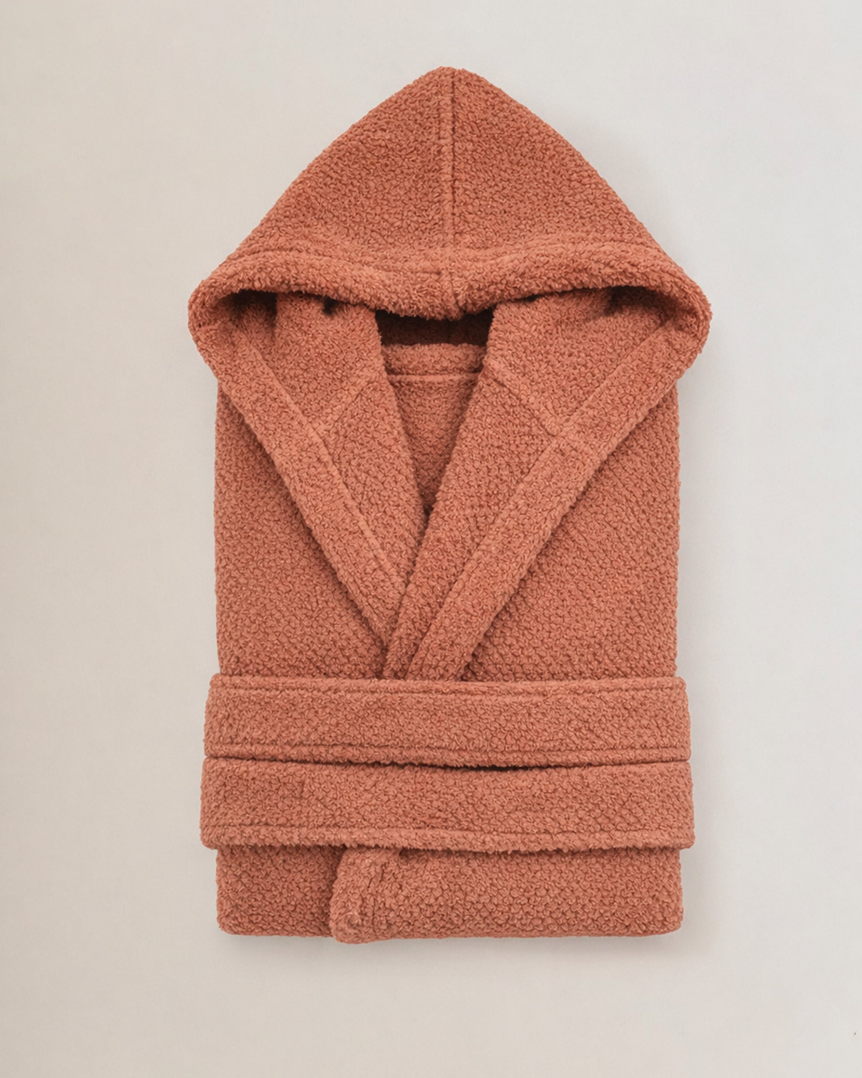 Albornoz capucha chenilla caldera (450 gr/m²)